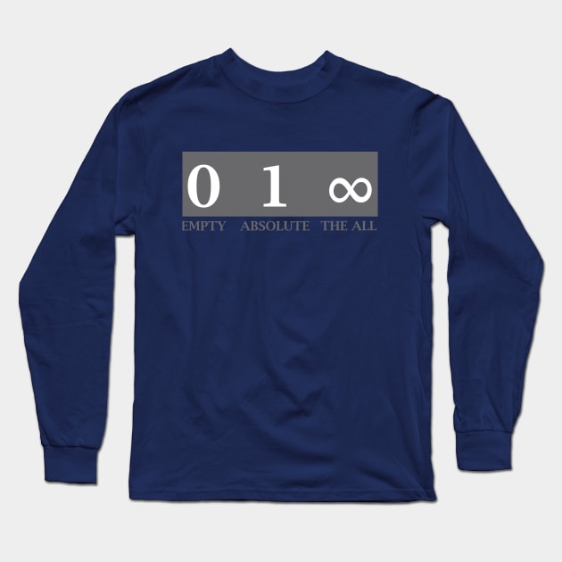 Zero, One, Infinity Long Sleeve T-Shirt by neememes